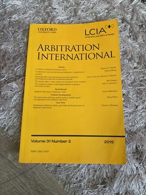 LCIA Arbitration International Law VOLUME 31 NUMBER 2 / 2015 - Image 1 of 4