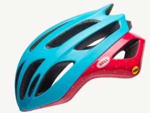 Bell SALE $99.95 (RRP $169) Falcon MIPS Helmet-White-Blue-Rasp Large 58-59 - Picture 1 of 1