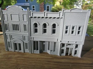 (1) " S " SCALE ART DECO DOWNTOWN BACKGROUND FLAT 1/64 1:64 3D PRINTED - Picture 1 of 4