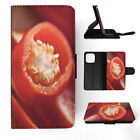 Flip Case For Apple Iphone|Red Capsicum Vegetable Slice