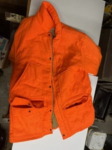 Vitg. WALLS BLIZZARD-PRUF Orange Insulated Coat And Pants Hunting - Picture 1 of 7