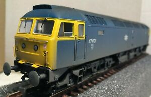 Bachmann 31-659 BR Class 47 Diesel Locomotive 47001 DCC Fitted Weathered