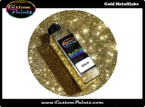 GOLD Metal Flake 1lb Large - .015 Hex, Custom, HOK, plasti dip Automotive - Picture 1 of 1