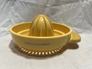 KitchenAid Citrus Hand Juicer Yellow Top Only Plastic Retro - Picture 1 of 8