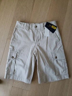 Polo Ralph Lauren Boys Cargo Khaki Tan Shorts Size 12 - Image 1 of 4