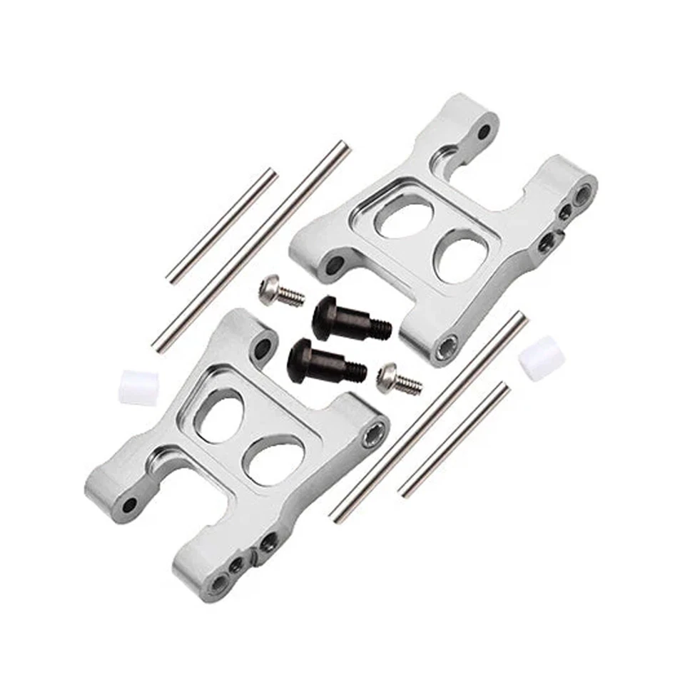GPM Alum 7075 Alloy Front Or Rear Lower Suspension Arms Silver for LaTrax Rally - Image 1 of 1