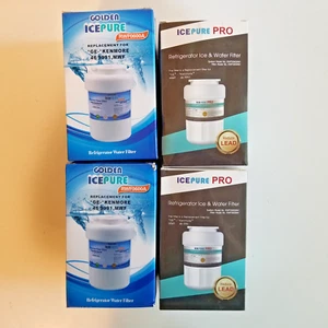 ICEPURE Sostituzione per Filtro Acqua Frigorifero GE MWF 46 9991 CONFEZIONE DA 4 - Foto 1 di 6