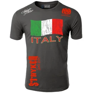 Italy Italian MMA ufc bjj nhb Adult World Cup Soccer Fighting T-Shirt Top - Picture 1 of 13