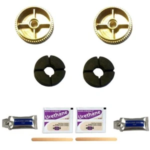 KIT DOBLE DE REPUESTO DE ACTUALIZACIÓN DE MOTOR DE FAROS FIREBIRD TRANS AM 93-02 BRONCE - Imagen 1 de 3