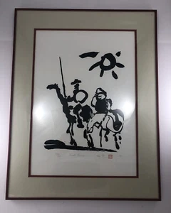 RARE T.F. Chen "Sweet Promise" Signed/Numbered Silkscreen Don Quixote Series TF - Picture 1 of 12