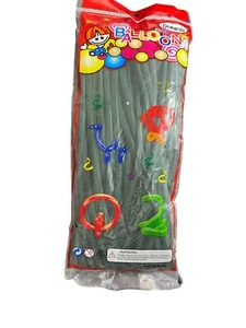 Craykon 200 pcs Long Balloons For Animals Latex Twisting Shaping Figures Green - Picture 1 of 8