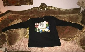 Weihnachten XL Langarm Baumwolle T-Shirt mit Elfe - Lieber Weihnachtsmann "Ich will alles" - Bild 1 von 4