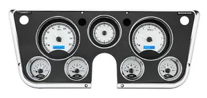 Dakota Digital 1967-72 Chevy Truck Analog Gauge System with Clock VHX-67C-PA-S-B - Picture 1 of 6