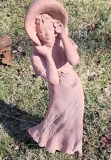 Beautiful Woman in Hat “Austin” Productions Sculpture Figurine Stone Klara Sever