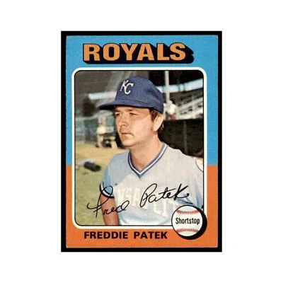 Freddie Patek 1975 Topps #48 Baseball Cards Baseball Card EX - Image 1 of 3