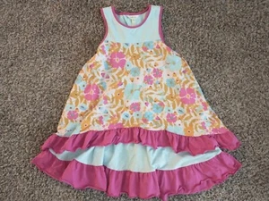MATILDA JANE Brilliant Daydream Fun In The Sun Dress SIZE 10 Floral Ruffle EUC - Picture 1 of 11