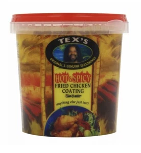 700g Tex's Hot Spicy Fried Chicken Coating Southern Kentucky Breading KFC Style - Picture 1 of 1