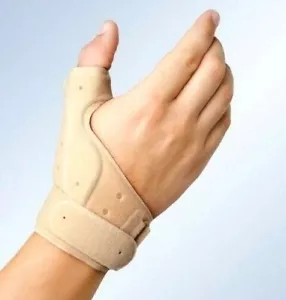 Handgelenk- & Daumenstütze / Medizinische Daumenbandage / Daumenschiene Daumenverletzungen BEIGE - Bild 1 von 4