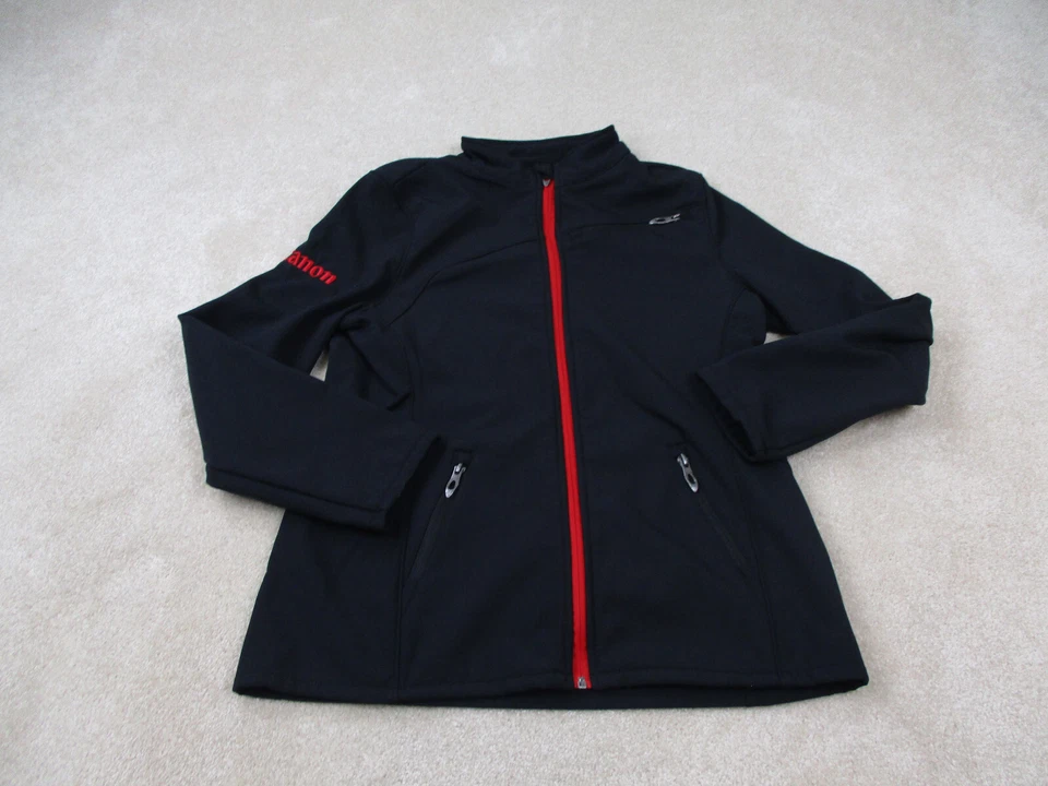 Chaqueta Spyder Mujer Mediana Negra Roja Suave Shell Exterior Esquí Damas Foto 1 de 4