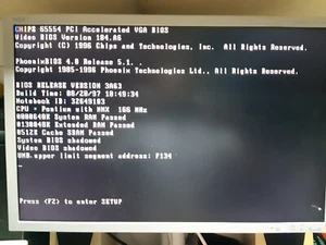 Siemens Nixdorf Senic Mobile 710, Pentium 166 MMX MHz 128 MB *for spares* - Picture 1 of 13