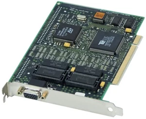 Graphic Card Siemens Nixdorf Tseng Et4000/W32p 2MB S26361-D850-V31 GS2 PCI - Picture 1 of 2