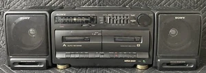Sony CFS-710 Boombox FM/AM Radio + Cassette Player & Recorder *Tested Working - Picture 1 of 23