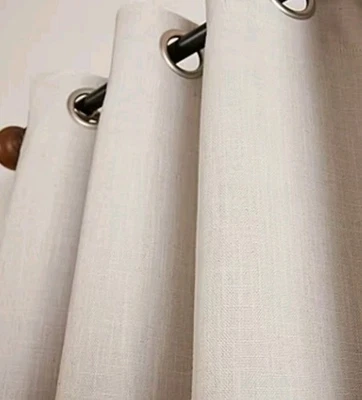 Martha Stewart Westchester 实心索环上衣遮光单帘 50 x 84  — 第 1/4 张图片