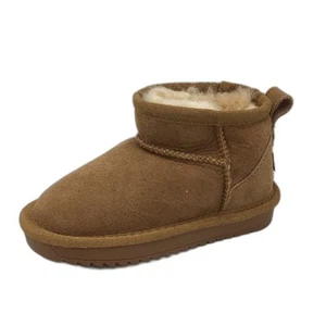 NEW UGG Boots Oz Shepherd Australian Double Face Sheepskin Chesnut Toddler Sze 9 - Picture 1 of 8