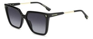 Occhiali da sole DSQUARED2 D2 0135/S 807 9O Black 57 - Picture 1 of 1