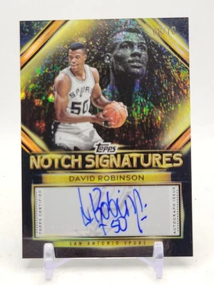 2025-26 Topps David Robinson Topps Muestch Signatures/10 ¡Auto!! Foto 1 de 4