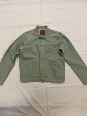 Chaqueta de Trabajo RRL Doble RL Denim - Turquesa, Talla Grande, Auténtica Ralph Lauren Foto 1 de 4