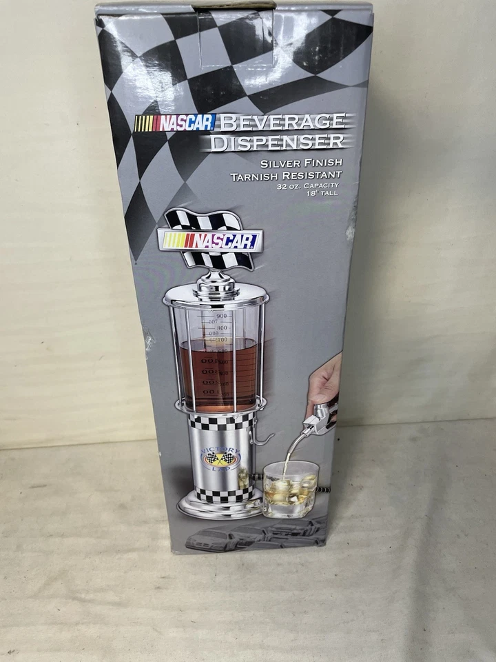 Dispensador de bebidas con licencia oficial NASCAR NUEVO por Godinger Silver Art Co. Foto 1 de 1