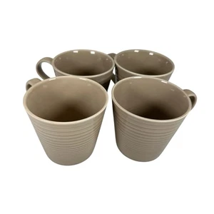 Tassen Royal Doulton Gordon Ramsay Maze taupe Kaffeetasse 4er Set *LESEN* - Bild 1 von 7