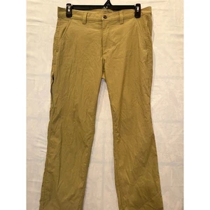 Eddie Bauer Travex Pants Hiking Travel Lightweight Khaki 34x34 - Picture 1 of 7