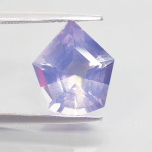 3.84 Cts DAINTY FANCY KITE (12 x 10 mm) NATURAL LAVENDER AMETHYST FROM BOLIVIA - Picture 1 of 7