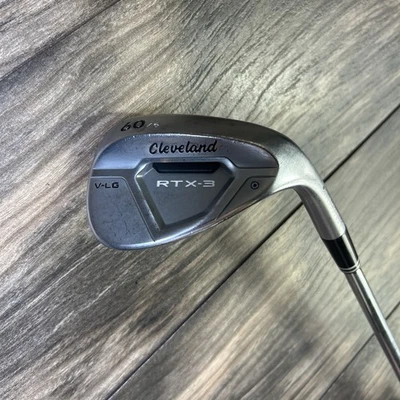 Cleveland RTX-3 V-LG CB Lob Wedge 60° Right Handed RH Steel Short Single Iron - Image 1 of 4