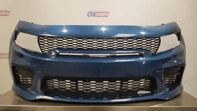 22 DODGE CHARGER SCAT PACK WIDEBODY FRONT BUMPER COVER ASSEMBLY BLUE - Изображение 1 из 4