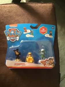 PAW PATROL 3 STAMPER FIGURE PACK BIRTHDAY CHRISTMAS KIDS TOY - Picture 1 of 1