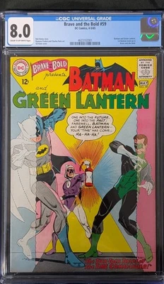 Brave And The Bold # 59 CGC 8.0 Batman Green Lantern (1965) Very Fine - Image 1 of 3