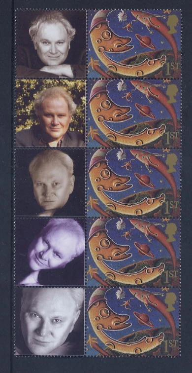 GB SMILERS 2004 Dr WHO 6th DOCTOR strip 5 + labels #2 - Image 1 of 1
