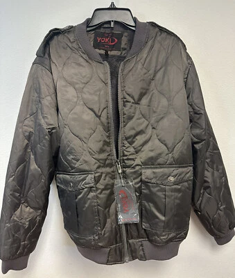 Yoki Hombre XL Chaqueta Verde 100% Poliéster Acolchada Nueva Con Etiquetas Foto 1 de 4