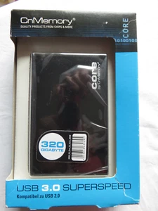 ext. HDD Festplatte USB 3.0 superspeed Cn Memory - Bild 1 von 3