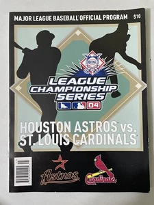 2004 Major League NL Championship Series Official Program-Astros vs Cardinals - Picture 1 of 4