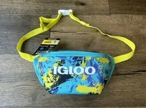 Igloo Seaside Insulated Fanny Pack - Cooler Bag Retro Color Splat - Picture 1 of 2