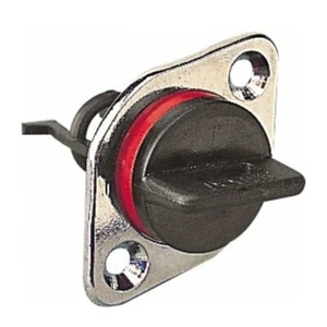 Chrome Plated BRASS DRAIN PLUG 520020-1 NEW - Bild 1 von 2