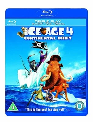 Ice Age 4: Continental Drift Blu-ray (2012) Ray Romano Quality Guaranteed - Image 1 of 4