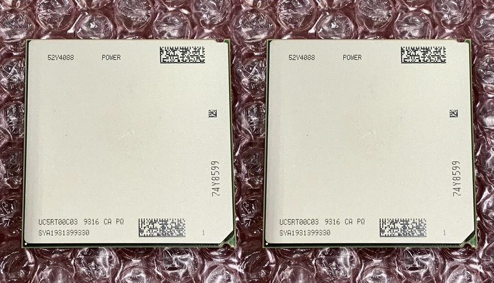 PAIR IBM Power7 3.55Ghz 8-Core CPU Processor 52Y4088 9316 CA PQ - Image 1 of 1