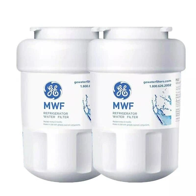 2 PACK NEW GE MWF MWFP 46-9991 GWF Smartwater Genuine Refrigerator Water Filter