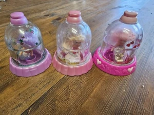 VINTAGE PLAYSKOOL KRYSTAL PRINCESS FAIRIES DOLL GLOBE X 3 No Comb - Bild 1 von 10