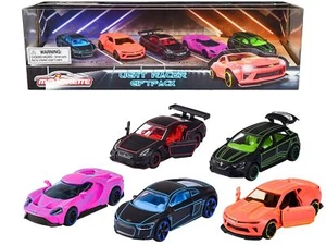 Light Racer Giftpack (2023) 5 Piece Set 1/64 Diecast Model Cars by Majorette - Picture 1 of 1
